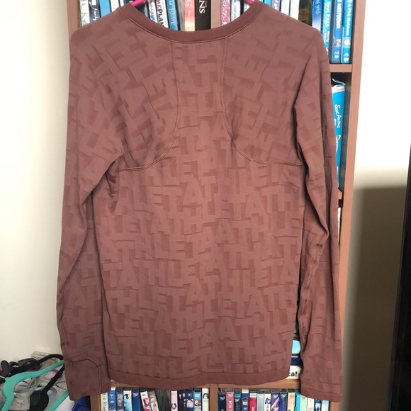Athleta Momentum Monogram L/S Top Size Large - Picture 8 of 11